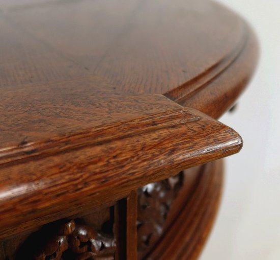 Property sideboard in Oak, Louis-Philippe style - End of XIXth century