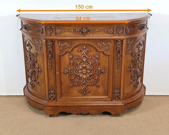 Property sideboard in Oak, Louis-Philippe style - End of XIXth century