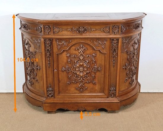 Property sideboard in Oak, Louis-Philippe style - End of XIXth century