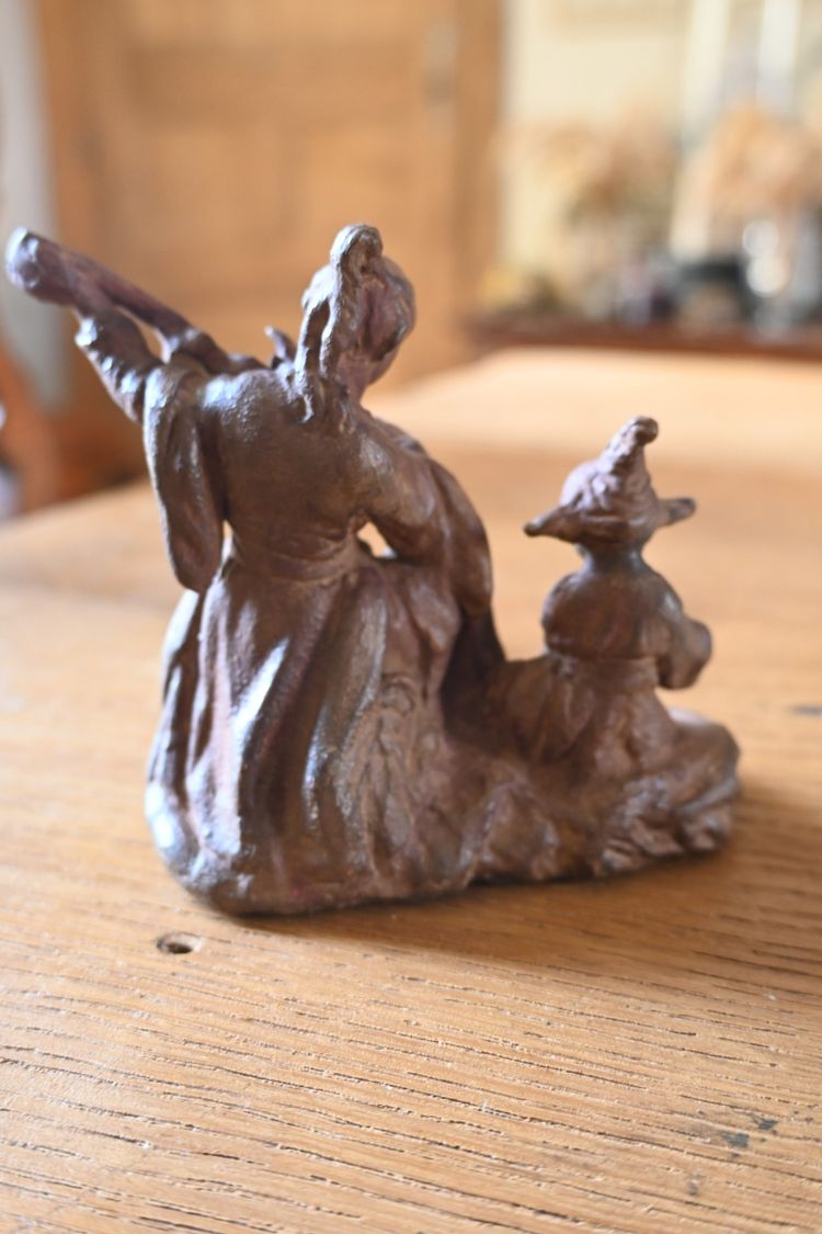 Incantevole terracotta di François Boucher, la lezione di musica