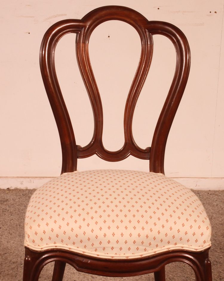 A Set Of 6 Napoleon III Period Chairs