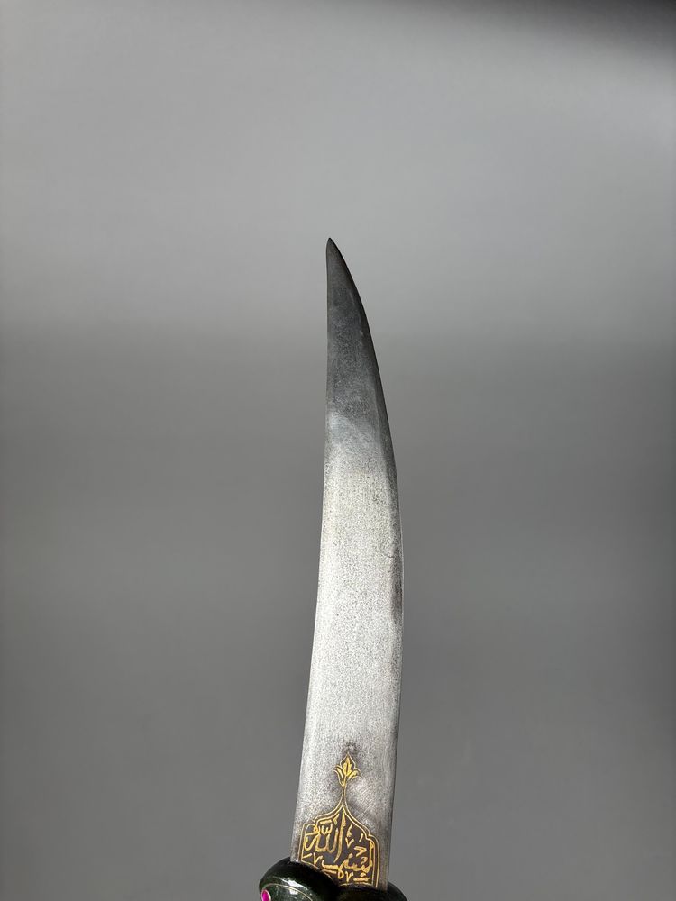 Kard Dolch aus Jade mit Pferdekopf INDIEN Mughal Dynastie (1526-1857)