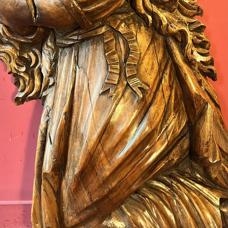 Grande sculpture de Marie-Madeleine, XVIIème siècle (94 cm)