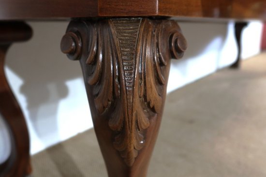 Enfilade en Loupe de Noyer, goût Chippendale – 1ère partie XXe
