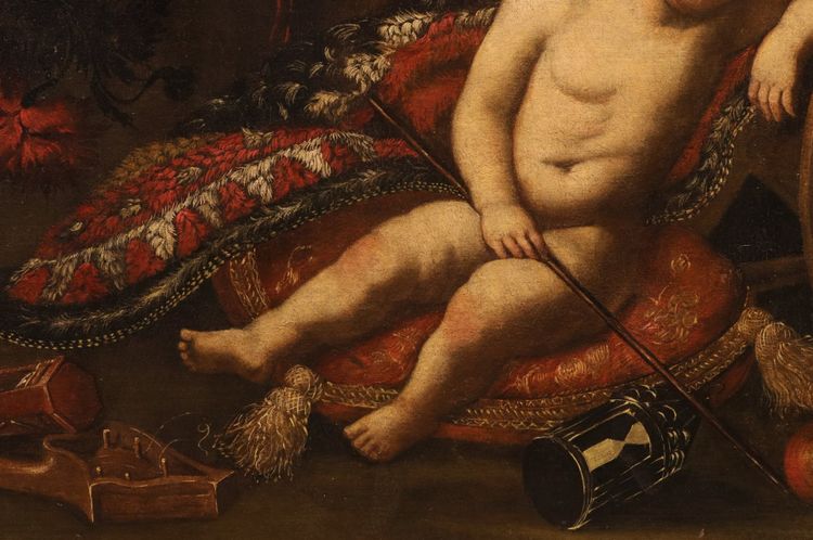 Vanitas, Circle Of Antonio Tibaldi (rome, C. 1635 – After 1675)