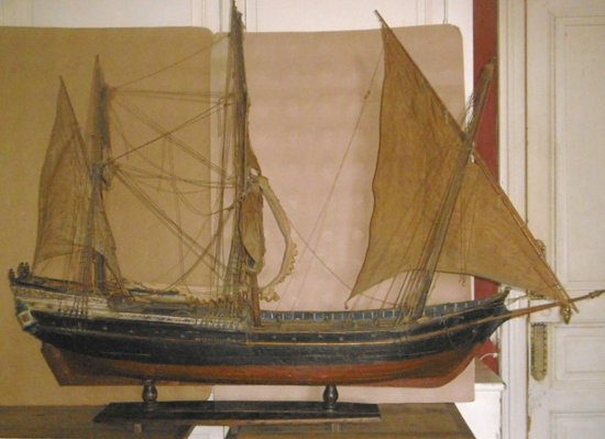 Maquette de voilier 19ème