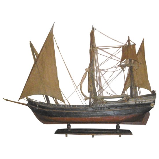 Maquette de voilier 19ème