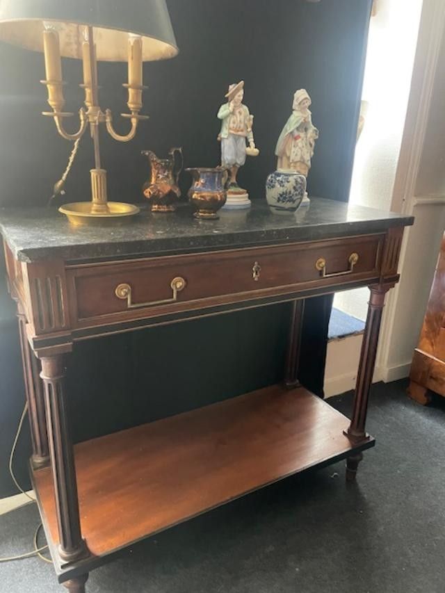 Consolle in mogano d'epoca Luigi XVI