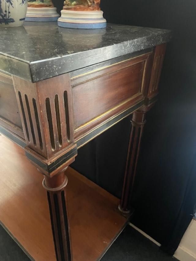 Consolle in mogano d'epoca Luigi XVI