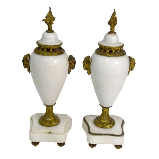 Gilded Bronze And Marble Portico Trim 1900