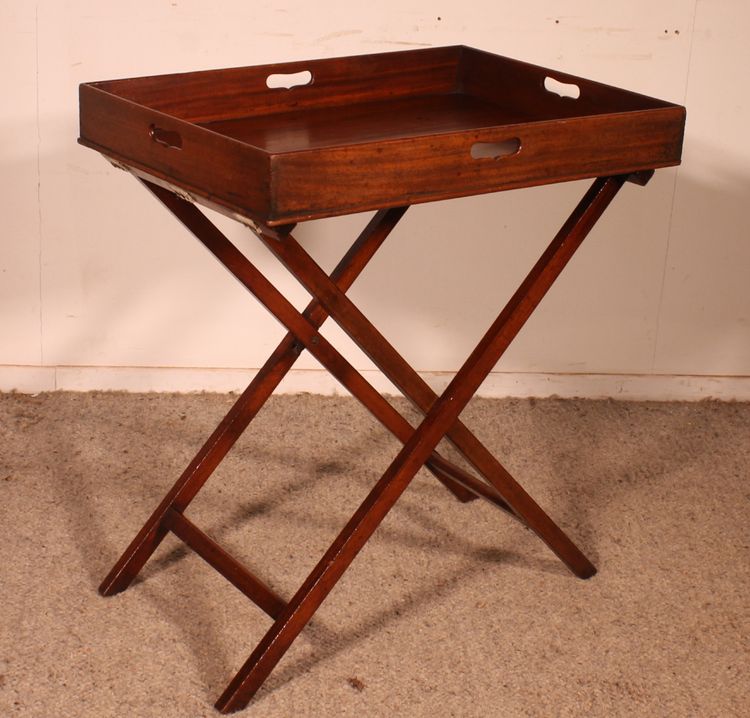 Servante Dit Butler Tray en acajou circa 1800