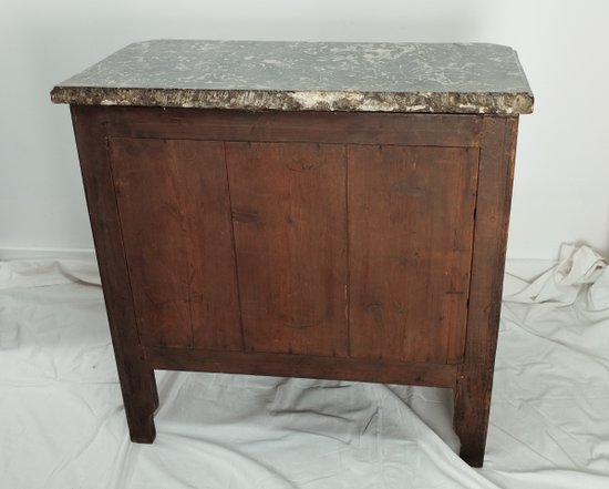 Commode marquetée époque Transition