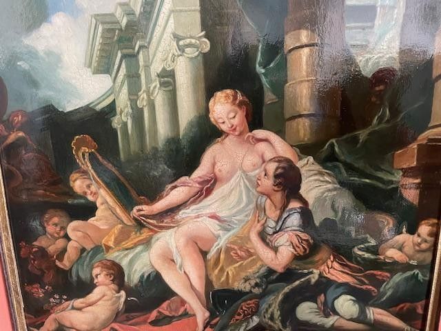 Scuola francese del XIX secolo "Renaud et Armide" di François Boucher