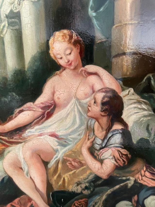 Scuola francese del XIX secolo "Renaud et Armide" di François Boucher