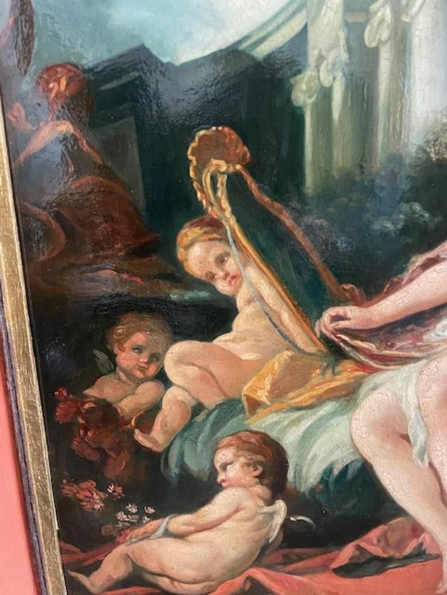 Scuola francese del XIX secolo "Renaud et Armide" di François Boucher