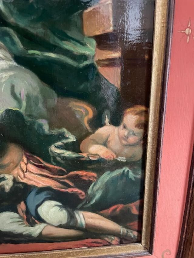 Scuola francese del XIX secolo "Renaud et Armide" di François Boucher