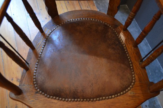 Fauteuil de bureau américain vers 1895