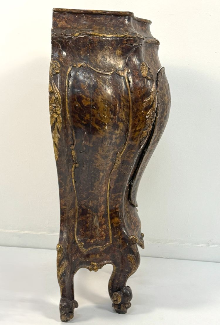 Comodino in legno laccato, Venezia, XIX secolo