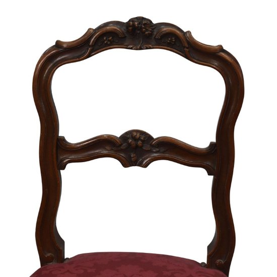 Salon En Noyer De Style Lxv , Fauteuils à La Reine