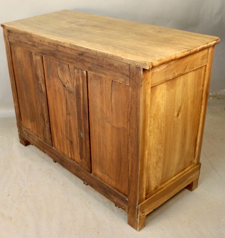 Louis Philippe 19th century blond walnut sideboard