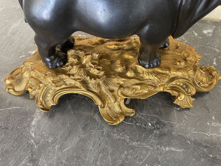 18-century bronze elephant