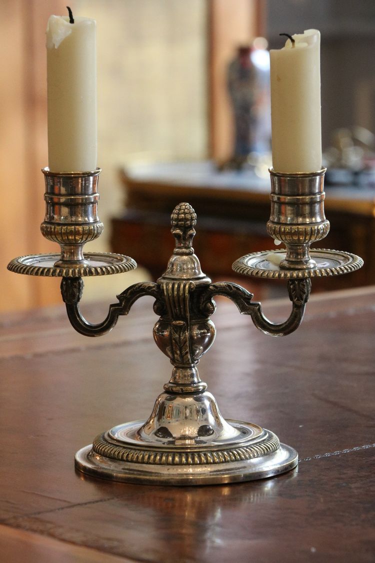 Pair of Louis XVI candlesticks