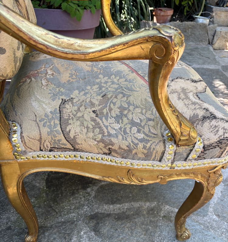 Poltrona da regina XIX secolo