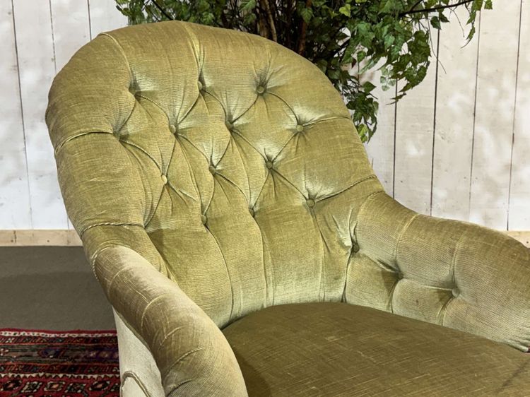 English chaise longue, late 19th century