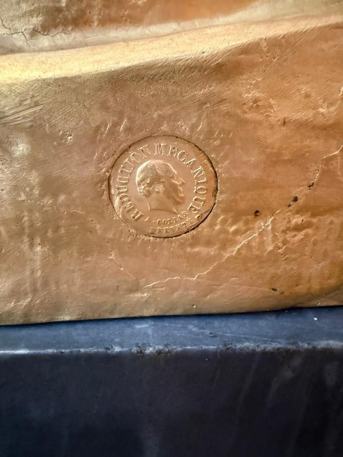 BRONZE THE NYMPH AND THE GOAT AMALTHEA AFTER PIERRE JULIEN (1731-1804)