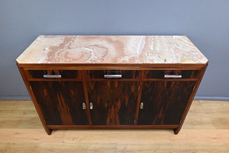 Mahogany and rosewood sideboard, Art Deco - 1940
