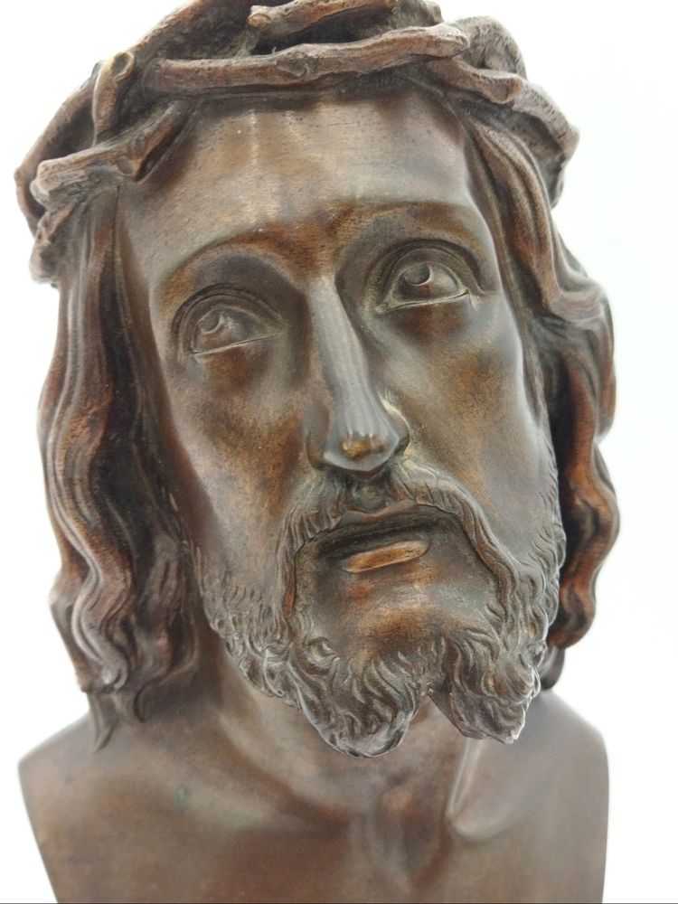 BRONZE OF CHRIST "ECCE HOMO" Liturgical Object Statuary COLLECTION