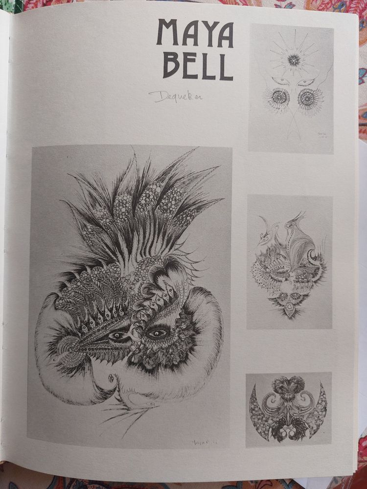Maya Bell - Surreal Birds - Two Original Drawings