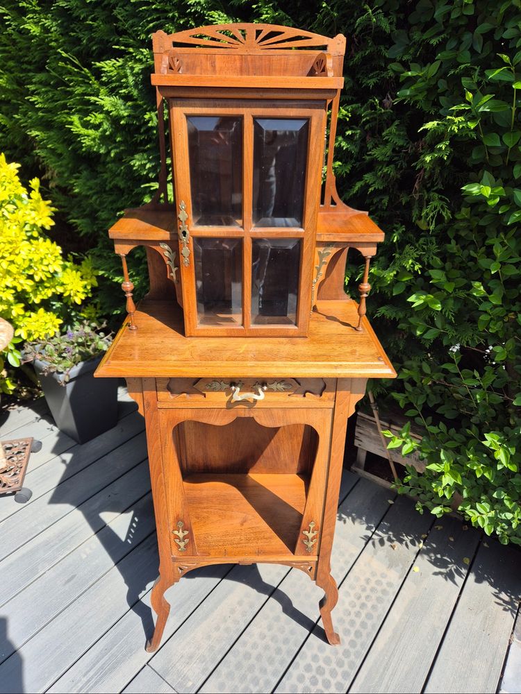 Art Nouveau parlor cabinet