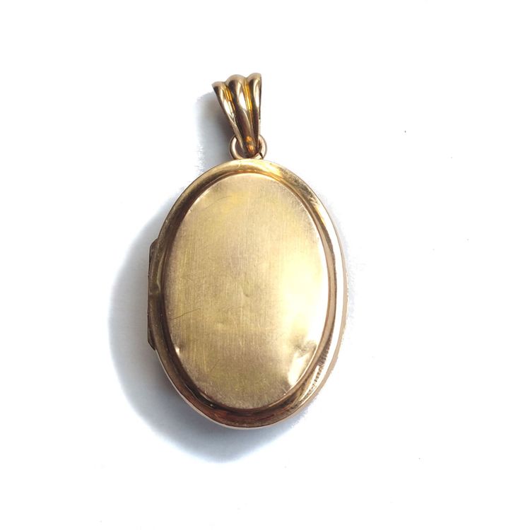 19th century keepsake locket pendant, 18k gold and pearl