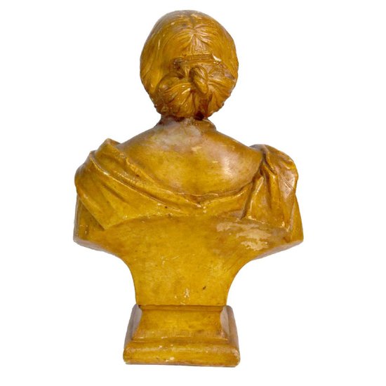 Il maresciallo Niel e sua moglie bussano in gesso di Adolphe Crauk