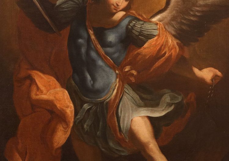 The Archangel Michael, Guido Reni (bologna, 1575–1642) Follower Of