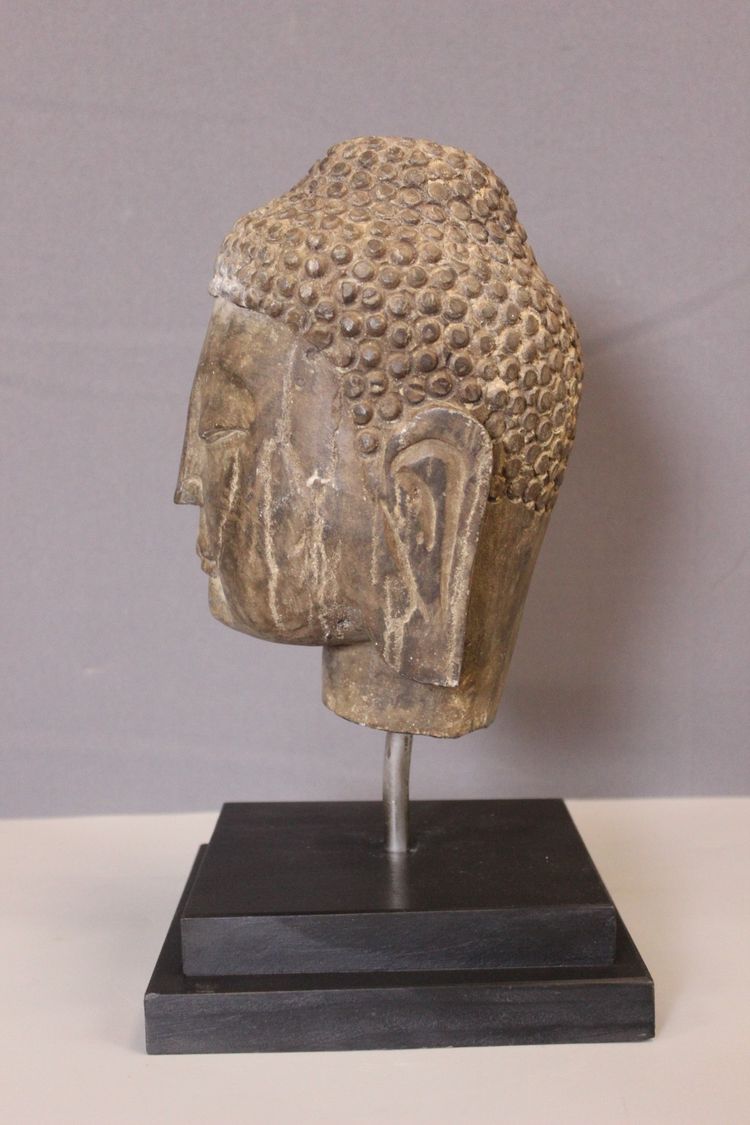 Buddha head in Stone XIX