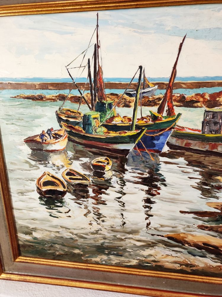 Tableau huile sur panneau