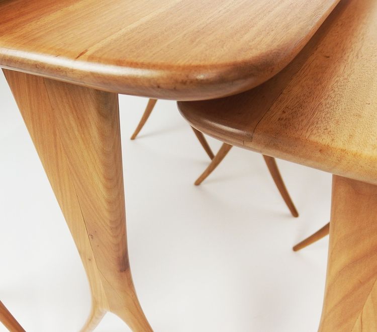 Set aus drei Klapptischen von Raphael