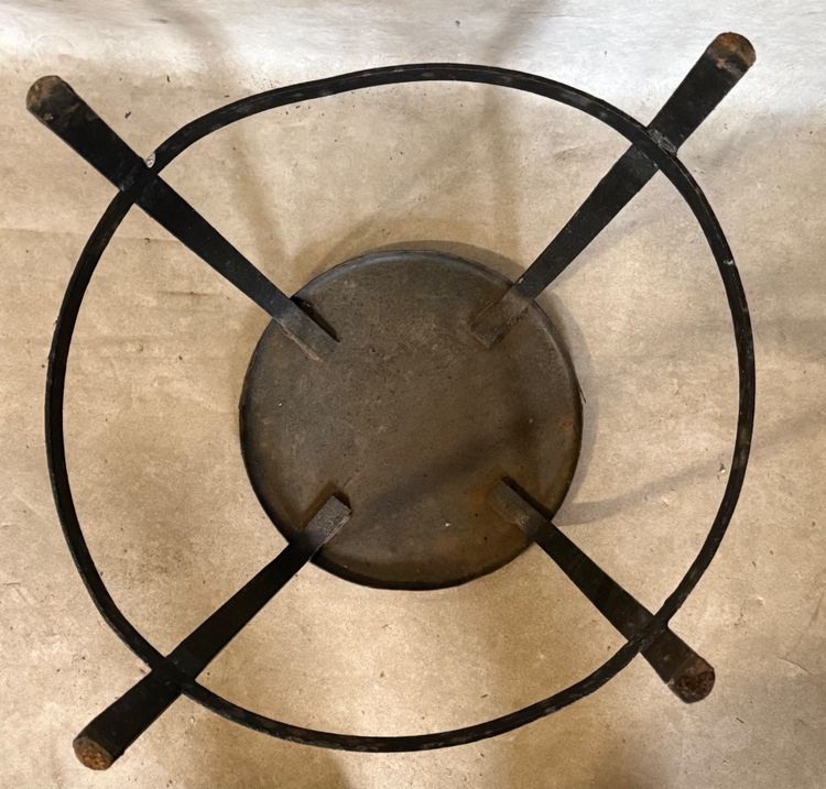 Tabouret métal rond