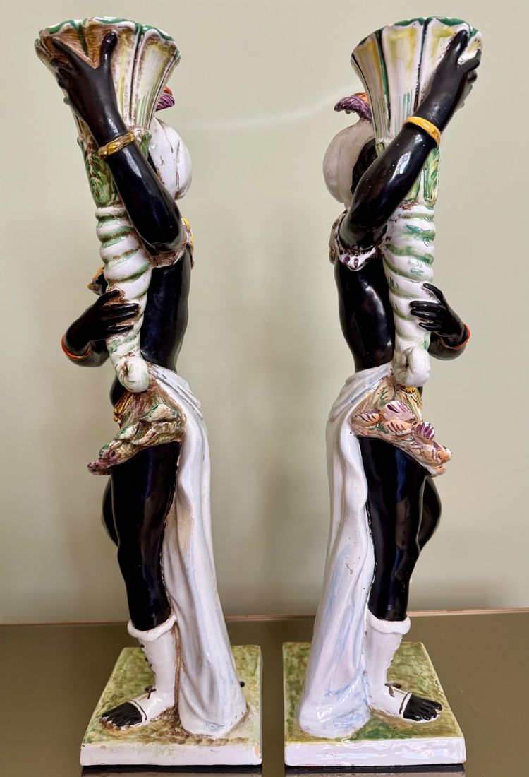 Coppia di ceramiche nubiane