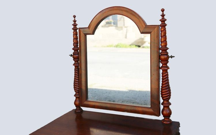 Mahogany Psyche XIXth century Louis Philippe
