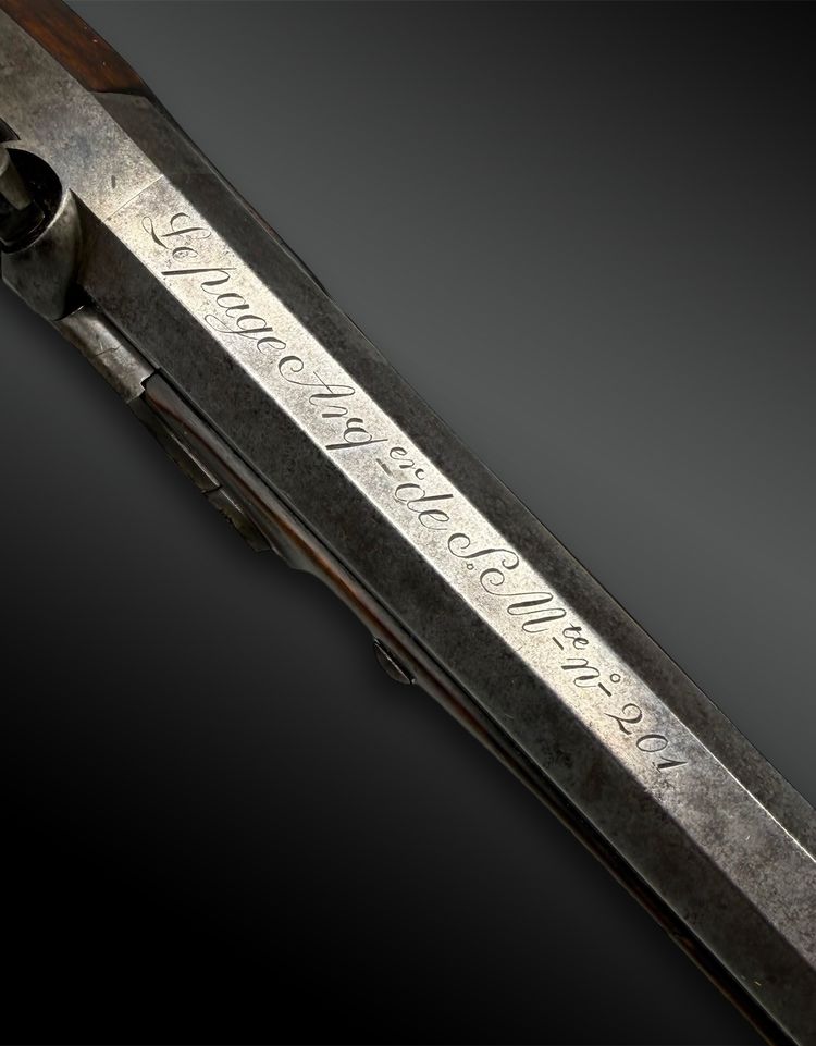 PISTOLA DELL'UFFICIALE GENERALE, di LEPAGE Arquebusier de sa Majesté - Francia - 1° Impero