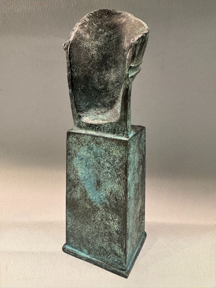 Bronzeskulptur Igor Mitoraj "Tindaro" Männerbüste