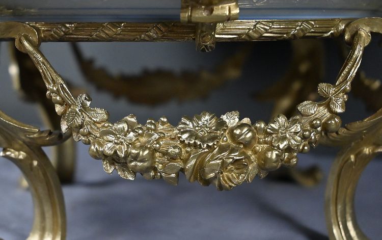 Große Schale aus Imari-Porzellan und Bronzefassung, Japan - Ende 19.