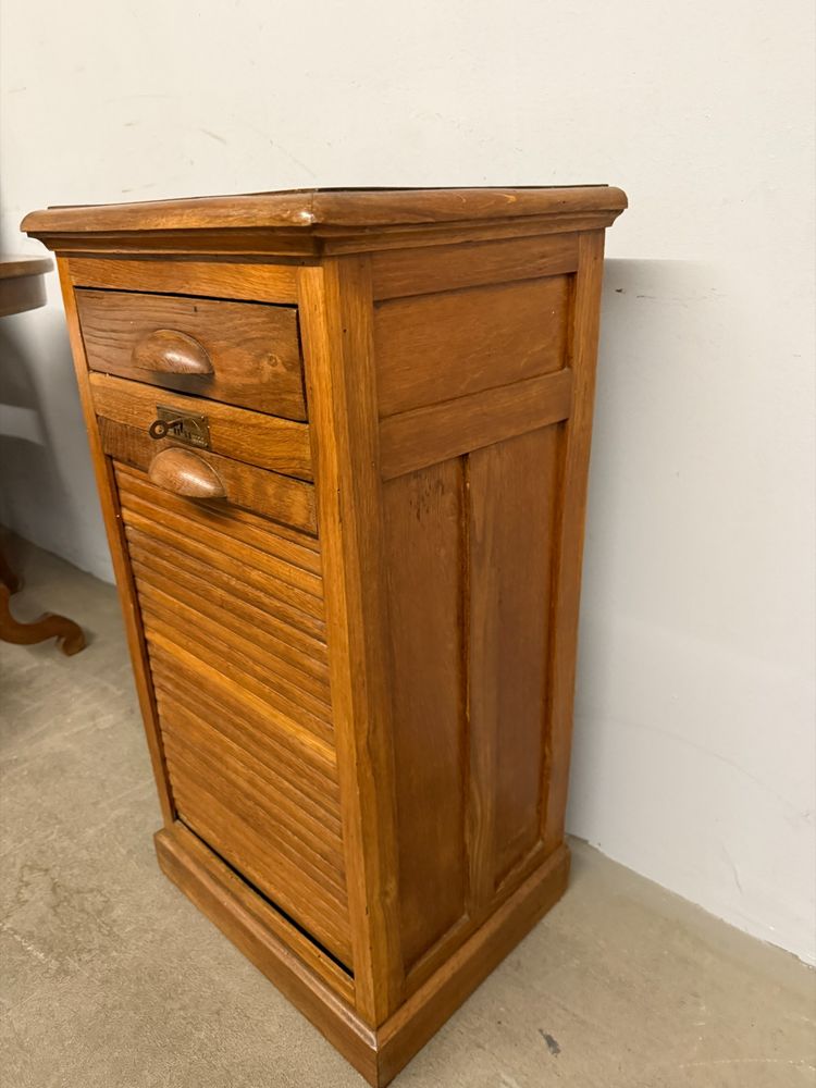 Volet pilier en chêne ancien du milieu du siècle 83x44x35cm