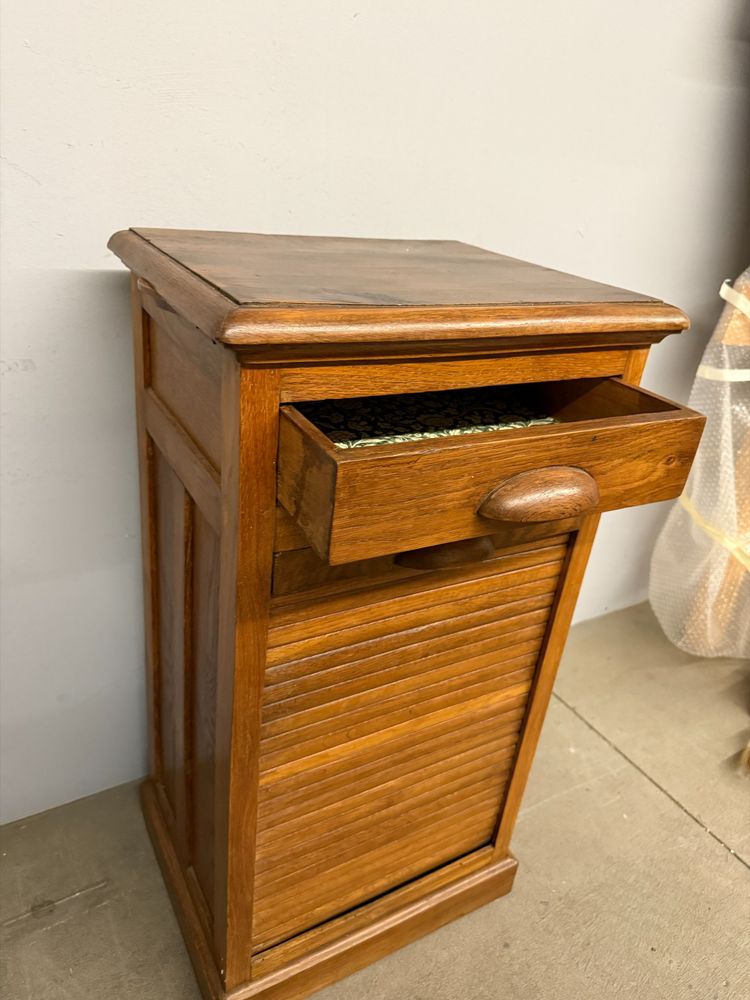 Volet pilier en chêne ancien du milieu du siècle 83x44x35cm