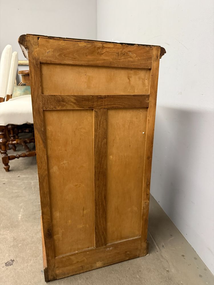 Volet pilier en chêne ancien du milieu du siècle 83x44x35cm