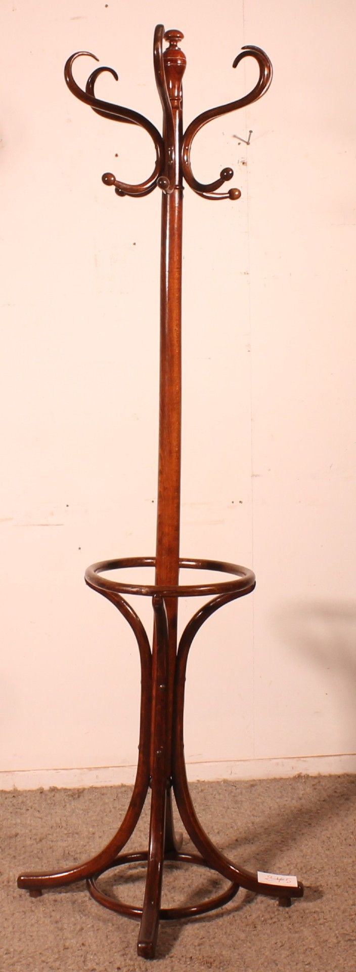 Porte Manteau perroquet, Art Nouveau, dit Thonet