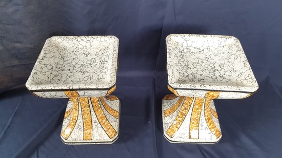 Pair of empty pocket cups circa 1930